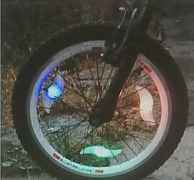 Силиконовая LED-подсветка на спицы велосипеда