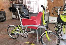 Складной велосипед Brompton MS2L Grey - Lime Green