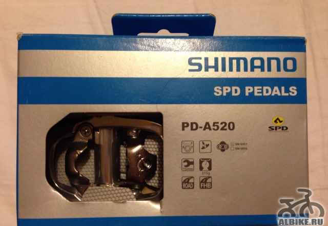 Контактные педали Shimano PD-A520 - Фото #1