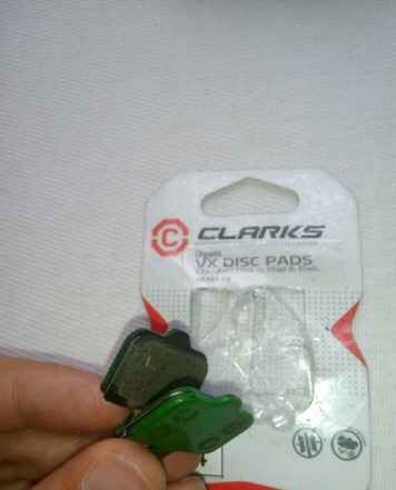 Clarks vx disc pads колодки для горного велосипеда