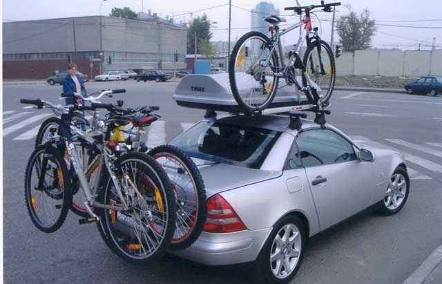 Велобагажник на авто на крышу и фаркоп