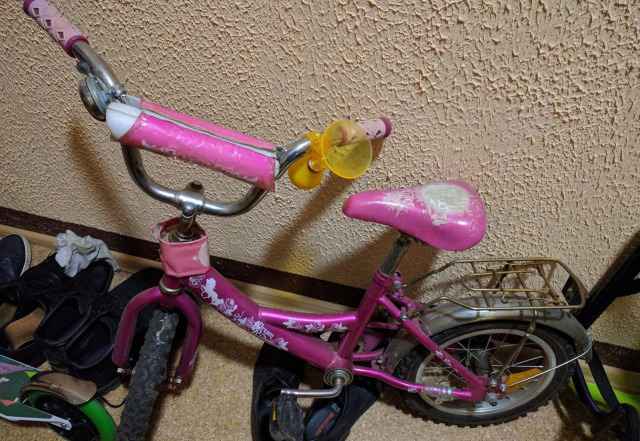 Велосипед детский на 4-6 лет