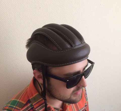 Винтажный вело шлем