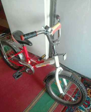 Велосипед детский r16 с дополнительными колесами
