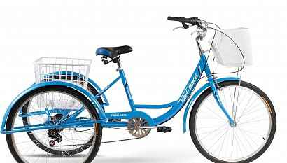 Велосипед трёхколёсный для взрослых "Иж,Izh - фермер"
