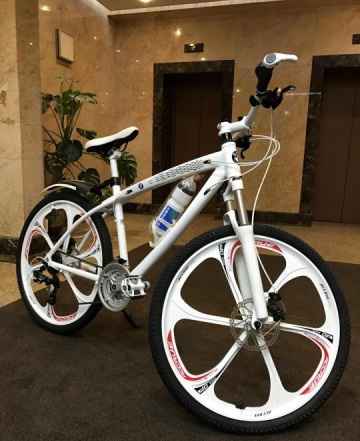 Велосипед на литых дисках БМВ Х1 (White) Новый