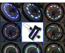 Светодиодная подсветки колес велосипеда