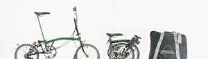 Складной велосипед Brompton P6R Grey/Lime Green