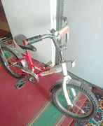 Велосипед детский r16 с дополнительными колесами