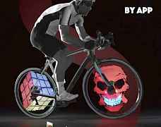 Светодиодная подсветка на колеса для велосипеда