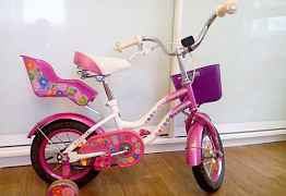 Велосипед для девочки 2-6 лет