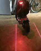 Лазерный стоп сигнал для велосипеда и самоката