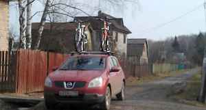 Польский багажник для перевозки велосипеда Amos