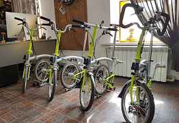 Складной велосипед Brompton M2L Grey/Lime Green