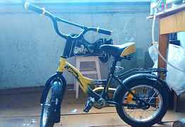 Велосипед Сафари Proff 14" желтый