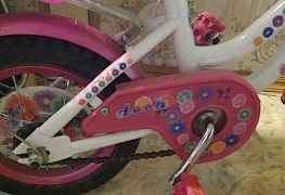 Новый очень красивый велосипед для девочки