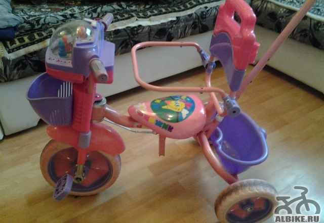 3-х колёсный велосипед для девочки