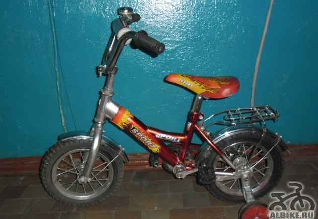 Детский четырёх колёсный велосипед Спорт