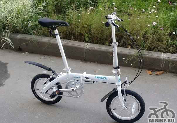 Самый маленький складной велосипед langtu KR 14