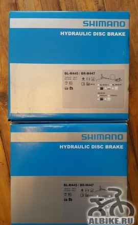 Гидравлический тормоз Shimano M-445 (блак) кмп - Фото #1