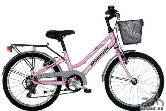Велосипед подростковый Bianchi розовый