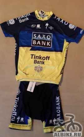 Вело Джерси+ шорты саксо Tinkoff - Фото #1