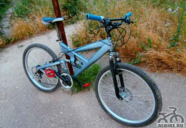Горный двухподвесный велосипед