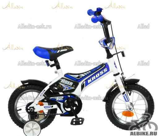 Велосипед 12" лидер kross синий LK12110BL