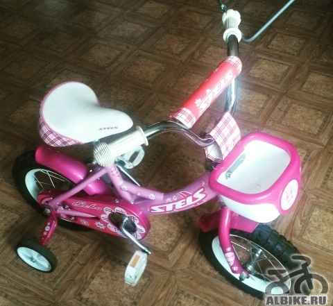 Велосипед Стелс для девочки от 3 до 6 лет