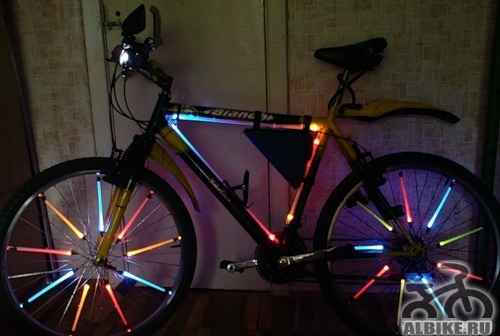 LED подсветка велосипеда