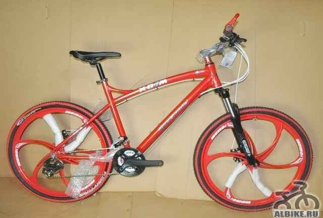 Горный велосипед БМВ X 6 (красный) на литье - Фото #1