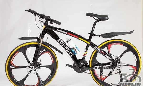Горный велосипед Ферари (черно-желтый) дискилиты