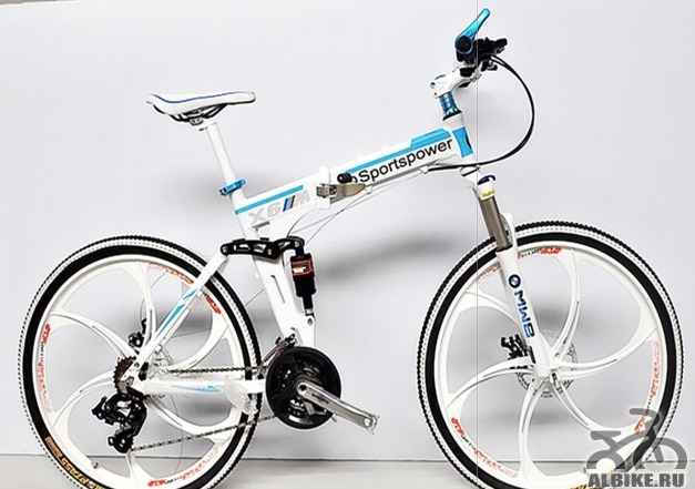 Велосипед БМВ X 6 (Белый) на литье - Фото #1