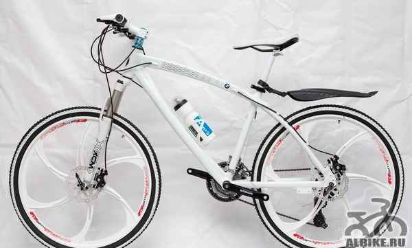 Велосипед БМВ X 1 (белый) на литье - Фото #1