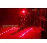 Велосипедный фонарь с лазерными габаритами