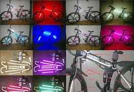 Подсветка Велосипеда Многоцветная на пульте Д. У