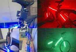 Подсветка Велосипеда Многоцветная на пульте Д. У