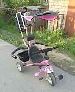 Велосипед Moby Kids розовый 3-колесный