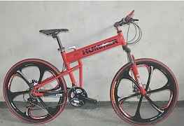 Велосипед хаммер красного цвета на литых дисках