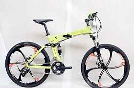 Велосипед на литых дисках Ламборгини (зеленый)