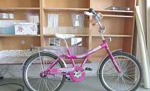 Велосипед подростковый сиреневого цвета