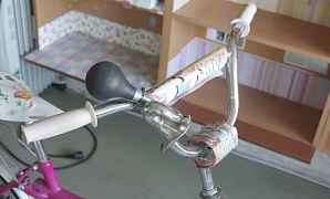 Велосипед подростковый сиреневого цвета