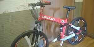 Велосипед Ленд Ровер, на литых дисках, двухподвес