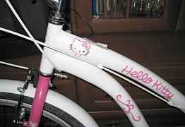 Велосипед, Hello Kitty, колёса 24 дюйма