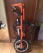 Складной английский велосипед Strida LT (оранжевый