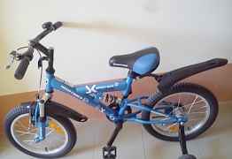 Велосипед с амортизатором и доп. съемными колесами