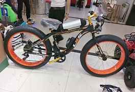 Велосипед fatbike с электродвигателем новый