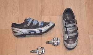 Вело туфли и контактные педали