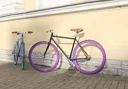 Стильный необычный городской велосипед (фикс)