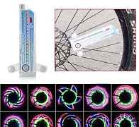Цветная Led подсветка на колесо велосипеда
